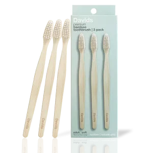 Bamboo Toothbrush 3-Pack
