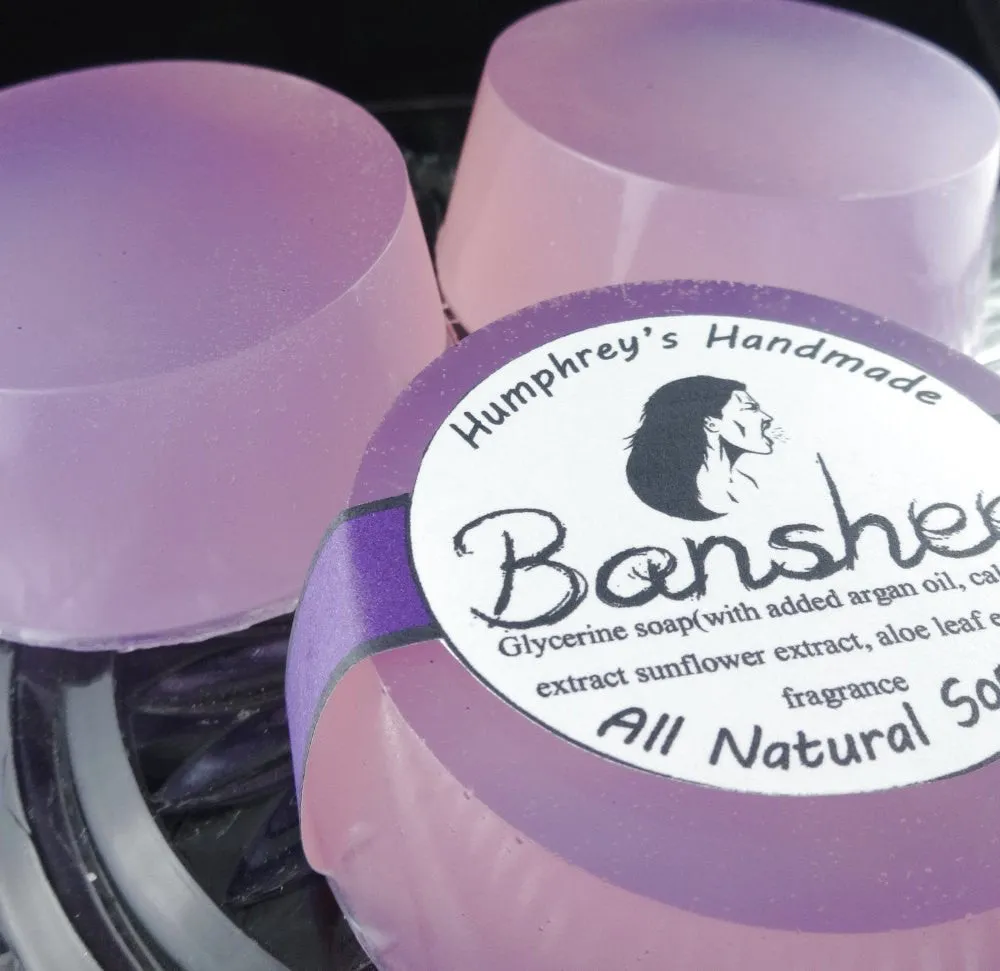 BANSHEE Women's Soap | Redwood and Saffron Scent