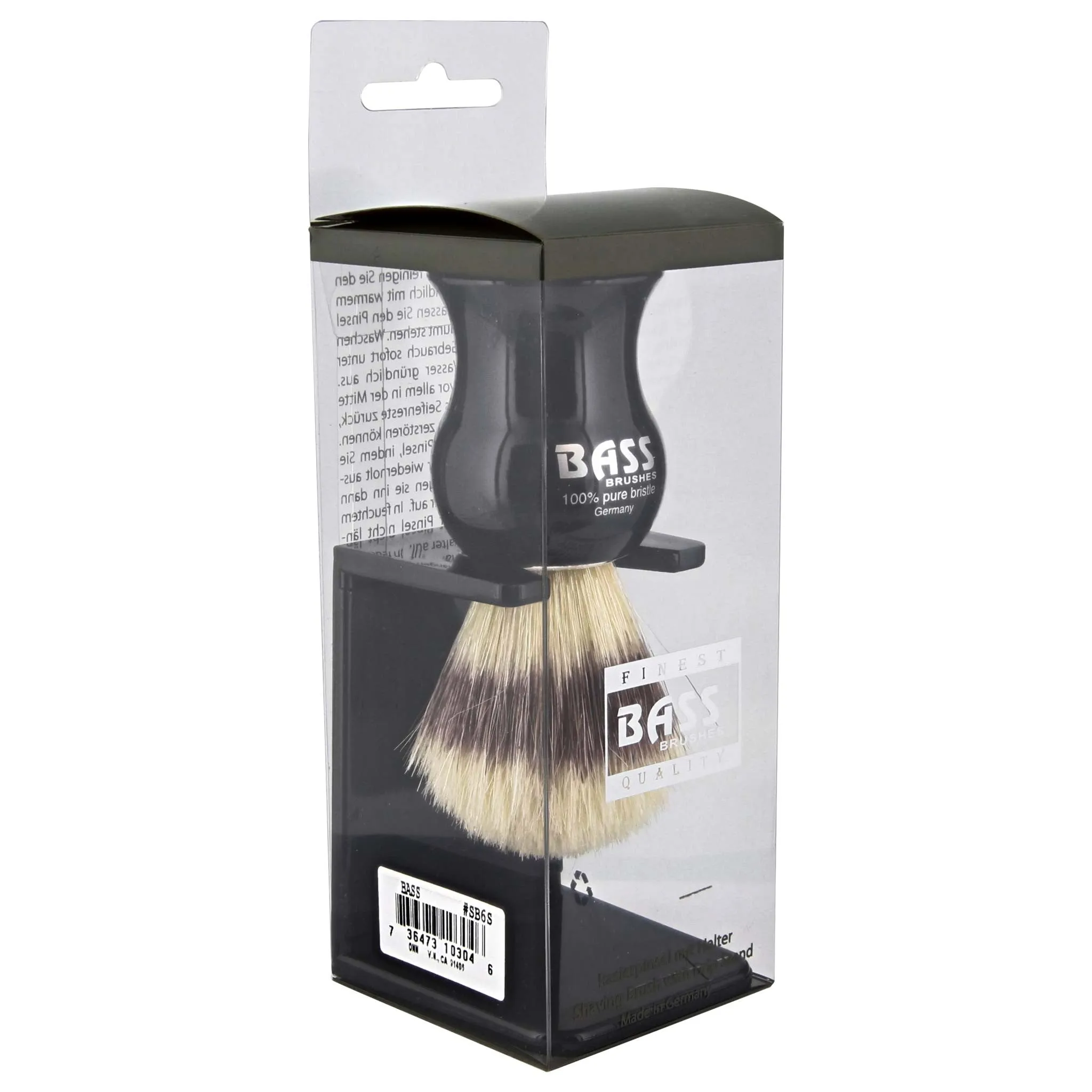 Bass Black Shave Brush