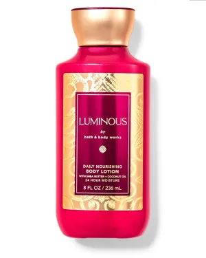 BATH AND BODY WORKS Luminous Daily Nourishing Body Lotion With Shea Butter   Coconut Oil 24 Hours Moisture