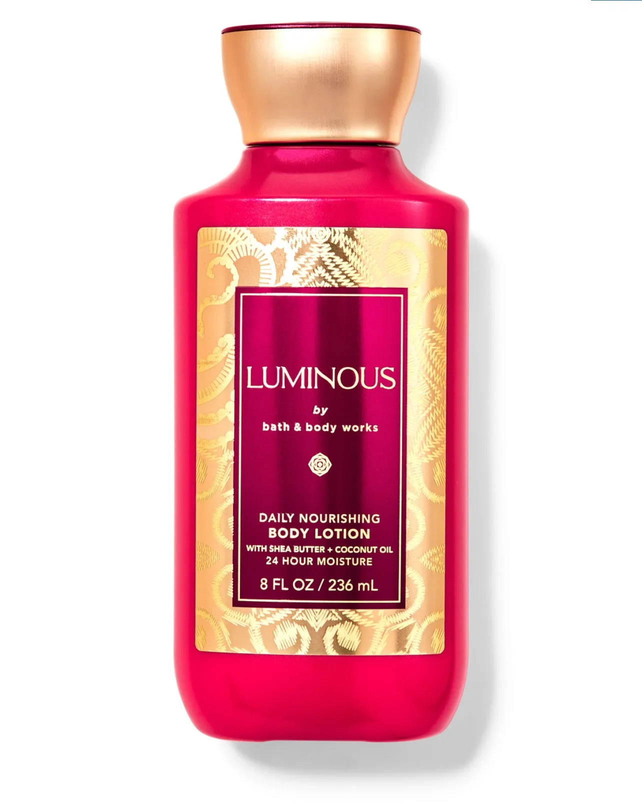 BATH AND BODY WORKS Luminous Daily Nourishing Body Lotion With Shea Butter   Coconut Oil 24 Hours Moisture