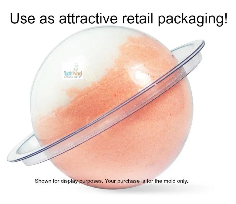 Bath Bomb Mold - 1.75" Round Plastic DIY Bath Bomb Mold