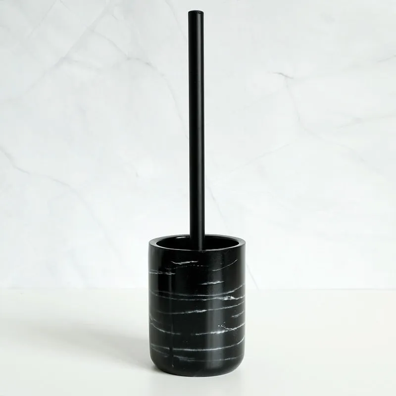 Bathroom Accessory Set Imitate Marble Resin Toothbrush Holder Toilet Brush Soap Dispenser Pump Bottle Soap dish Mouthwash Cup