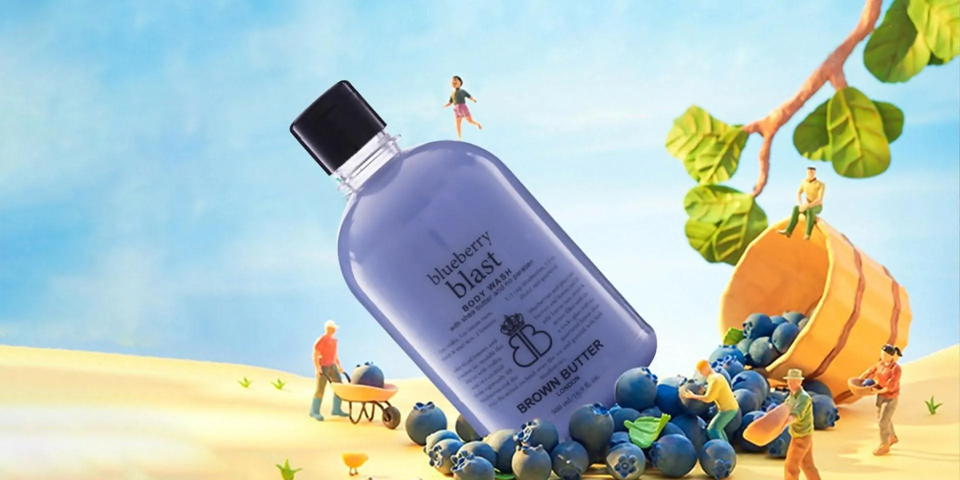 Bb-Body Wash(Blueberry Blast, 500ml)