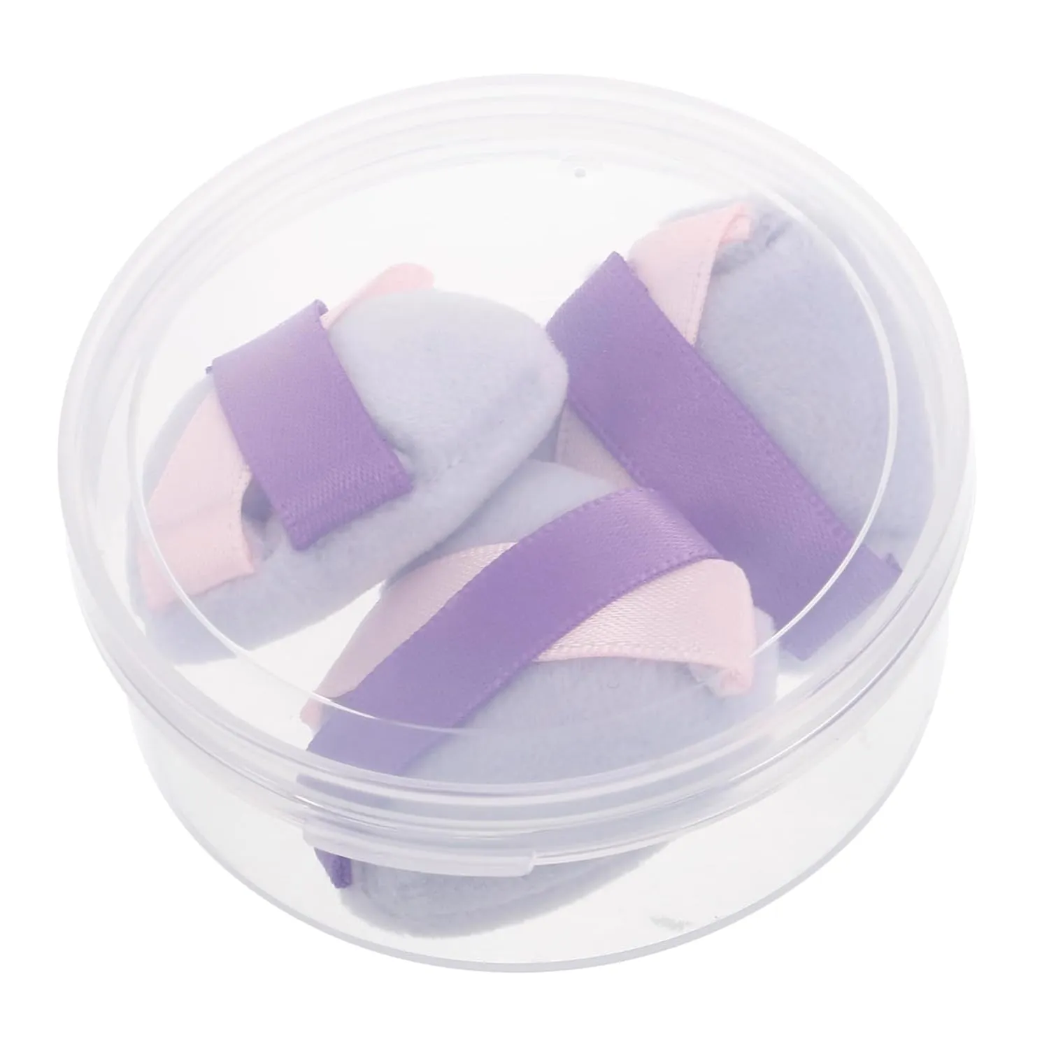 Beaupretty 3pcs Triangle Powder Puff Soft Velour Makeup Applicators for Loose Setting Powder for Travel Quick Touchups Reusable Washable Beauty Tools