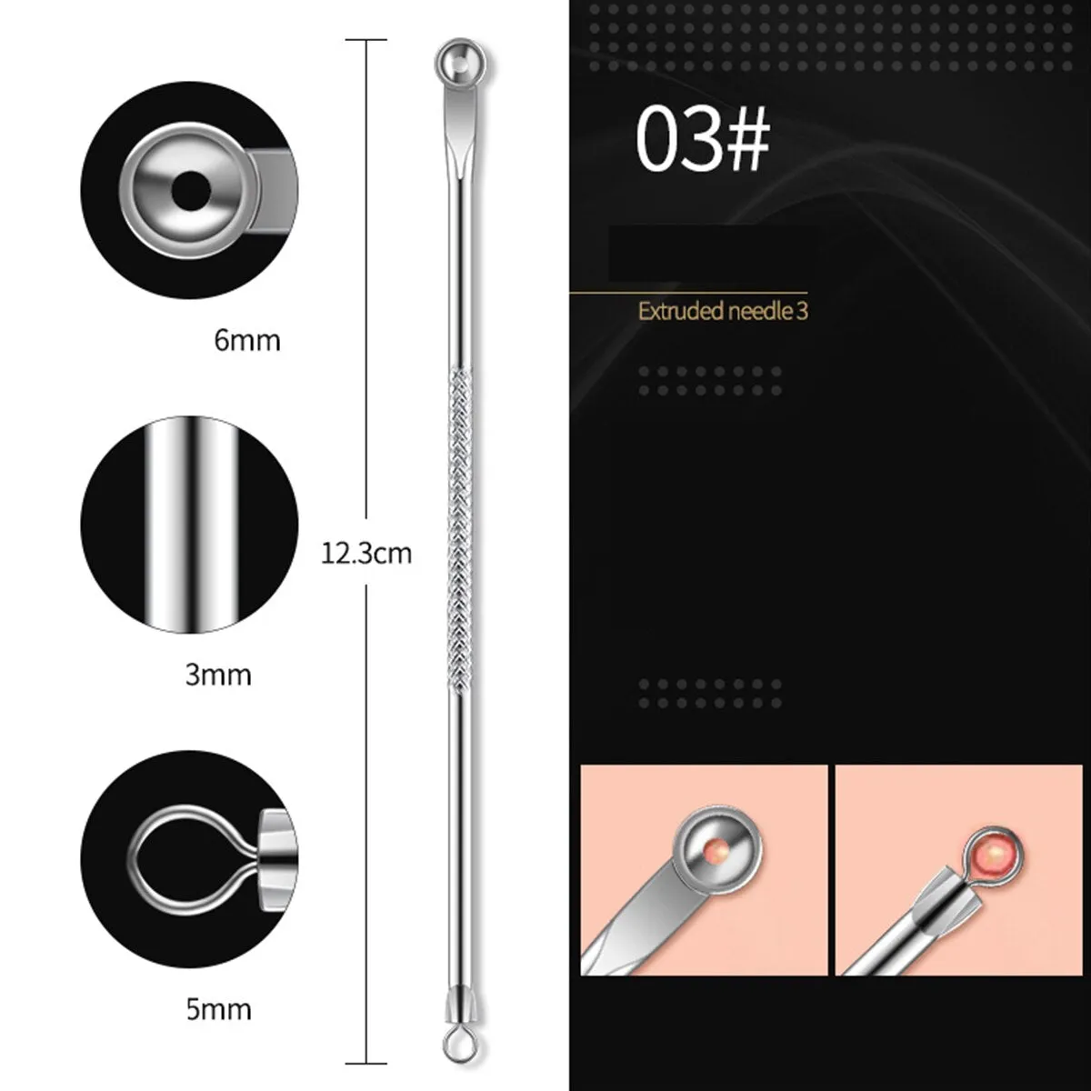 Beauty Acne Blackhead Comedone Black Spot Pimple Remover