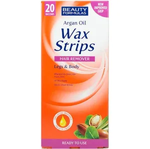 Beauty Formulas Argan Oil Wax Strips - 20 items