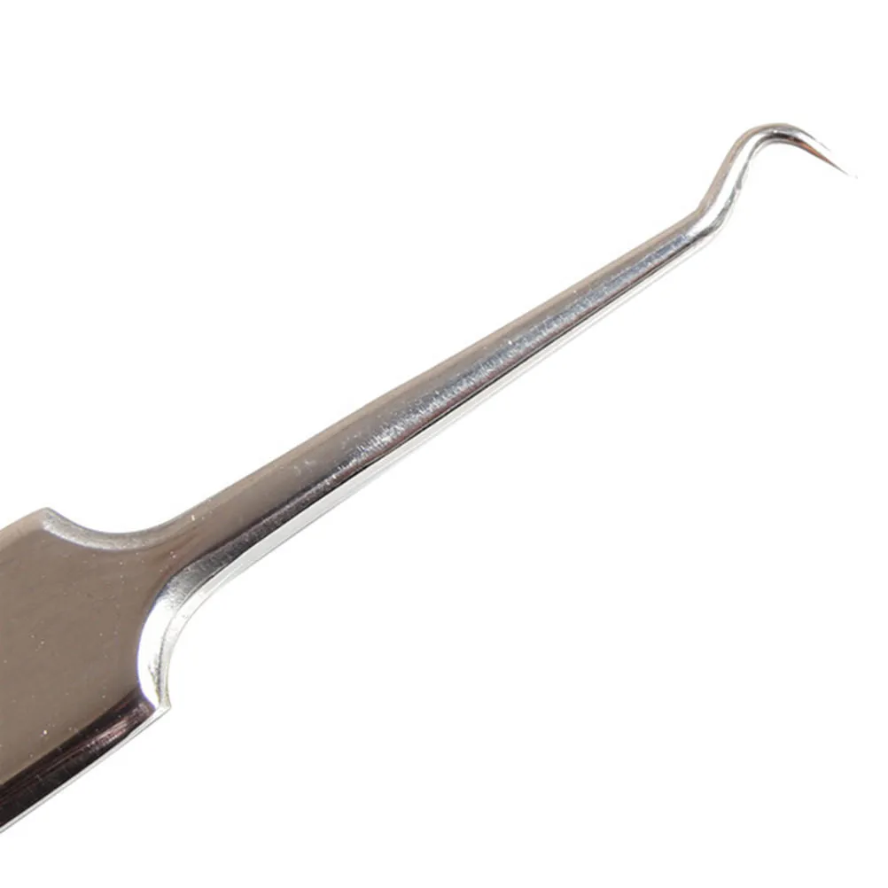 Bend Curved Stainless Steel Whitehead Blackhead Remover Tool