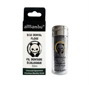 Biodegradable Eco Charcoal Dental Floss By allBambu
