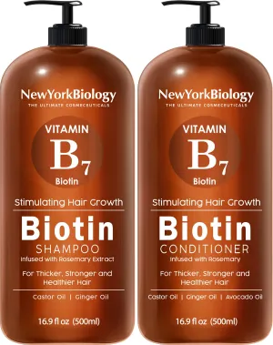 Biotin Shampoo and Conditioner Set for Hair Growth and Thinning Hair ‚Äì Thickening Formula for Hair Loss Treatment ‚Äì For Men & Women ‚Äì Anti Dandruff - 500 ml