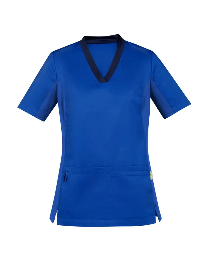 Biz Care CST043LS Womens Riley V-Neck Scrub Top
