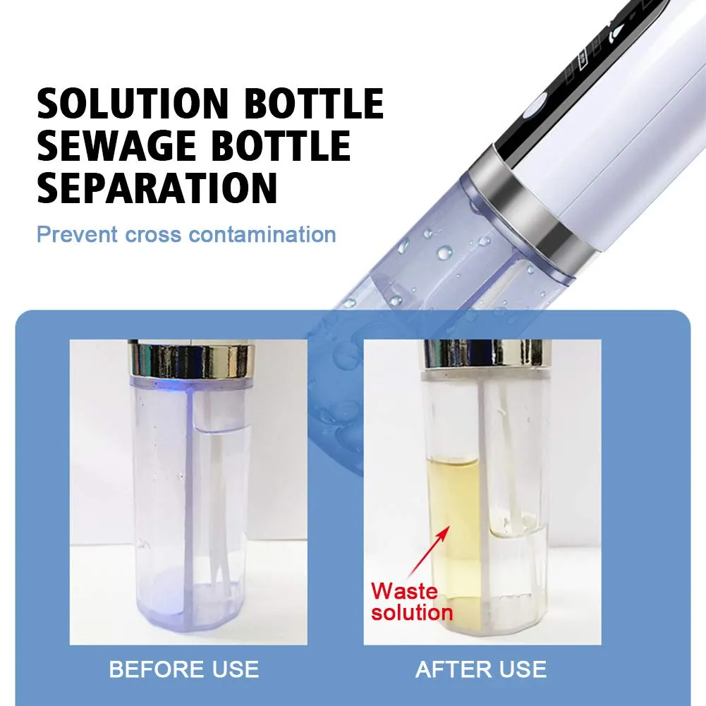 Blackhead Remover Vacuum Pore Cleaner Electric Pore Cleaner,Small Bubble Vacuum Suction Electric Blackhead Remover,USB Rechargeable Water Cycle Pores Acne Pimple Extractor Tool White