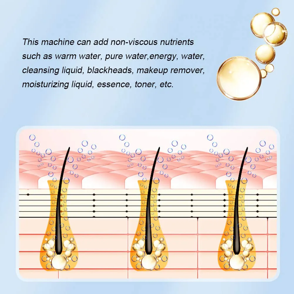 Blackhead Remover Vacuum Pore Cleaner Electric Pore Cleaner,Small Bubble Vacuum Suction Electric Blackhead Remover,USB Rechargeable Water Cycle Pores Acne Pimple Extractor Tool White