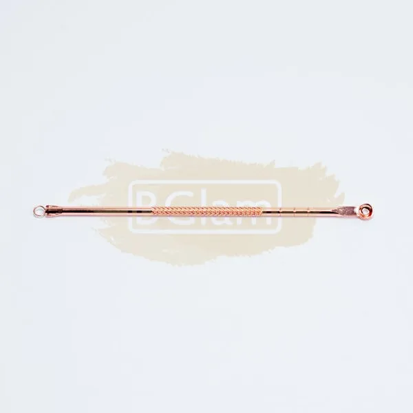 Blackhead Remover/Pimple Comedone Extractor | Pressing Spoon/Squeezing Loop - Rose  Gold