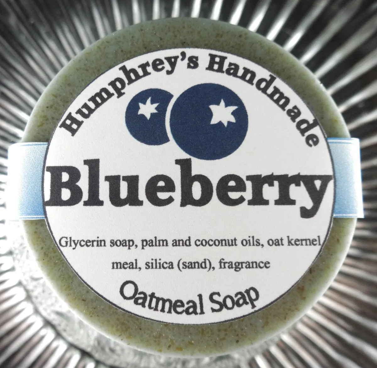 BLUEBERRY Oatmeal Soap | Exfoliating Mechanics or Gardeners Bar
