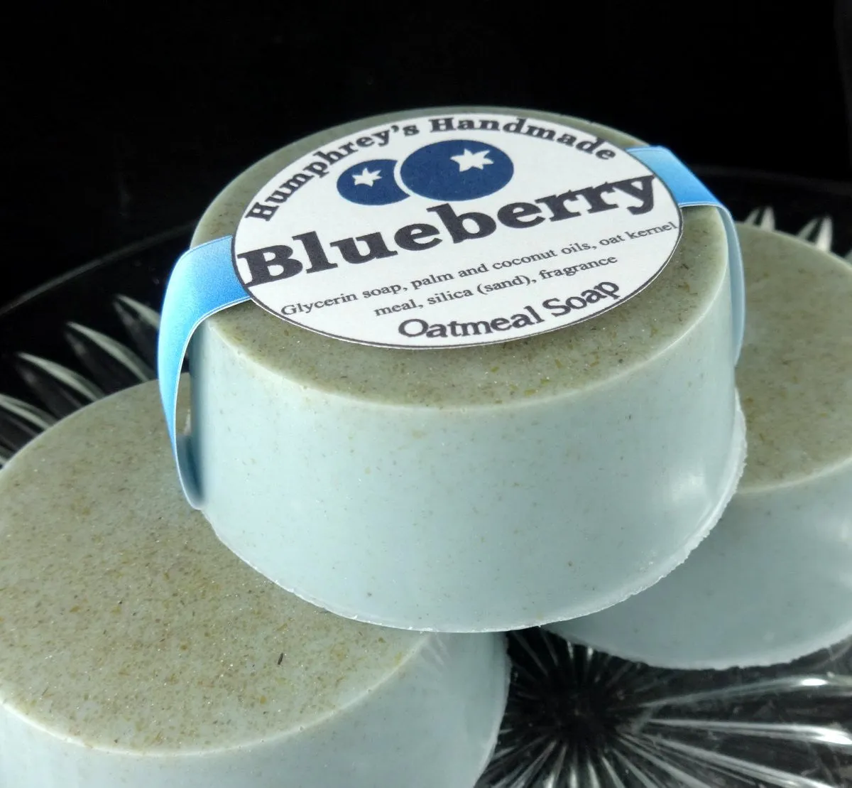 BLUEBERRY Oatmeal Soap | Exfoliating Mechanics or Gardeners Bar