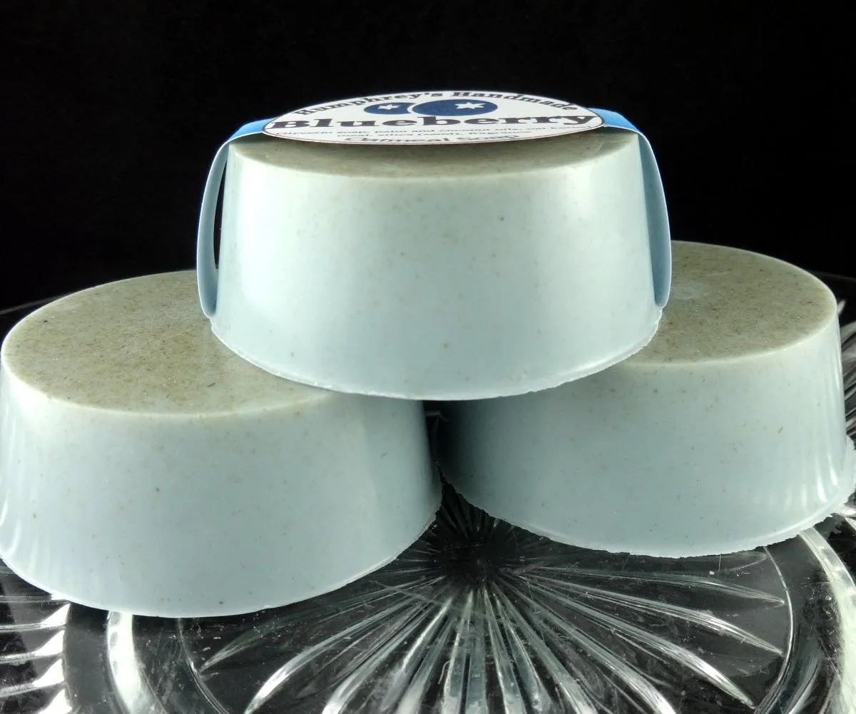 BLUEBERRY Oatmeal Soap | Exfoliating Mechanics or Gardeners Bar