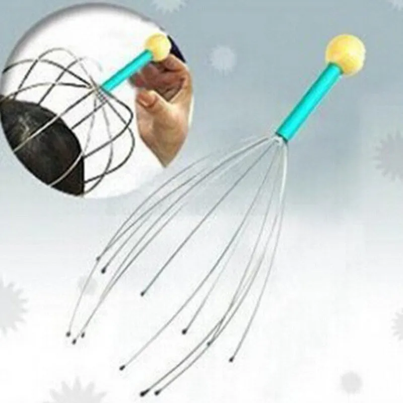 Body Head Massage Device Relaxation Octopus Scalp Massager Instrument Scratcher Relieves Tension Health Care