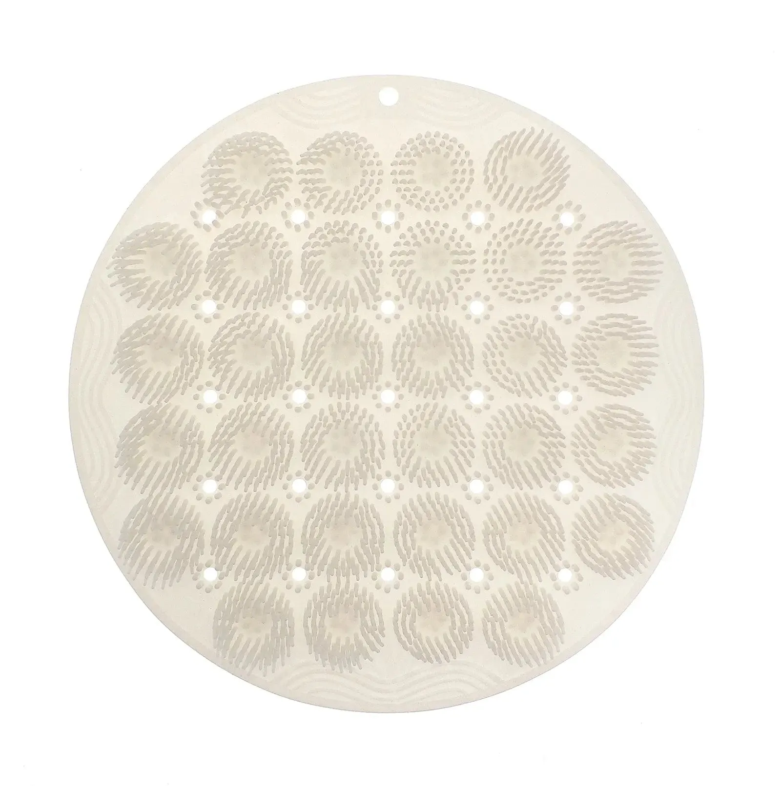 Body Scrubber With Suction Cups Back Foot Shower Round 30cm