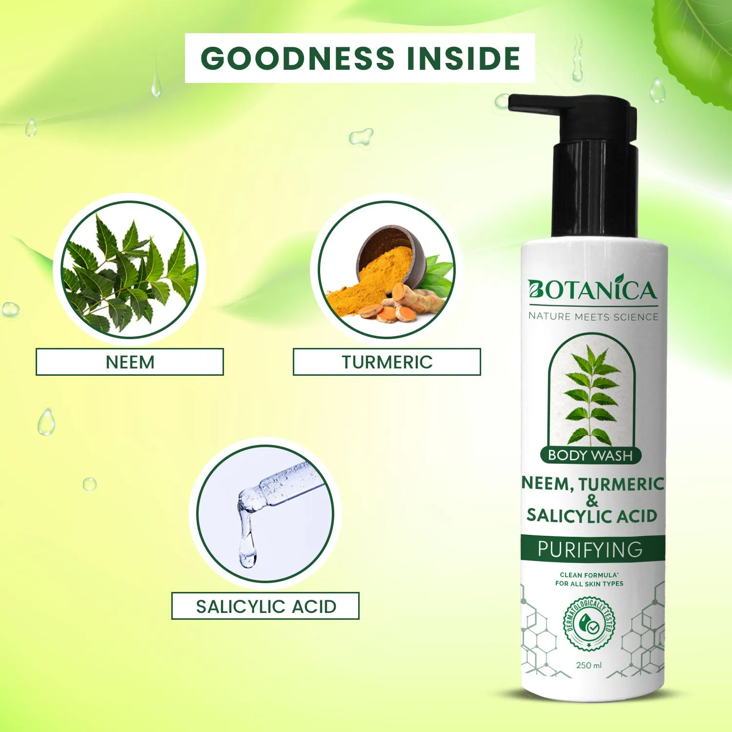 Botanica Neem Salicylic Body Wash 250ml