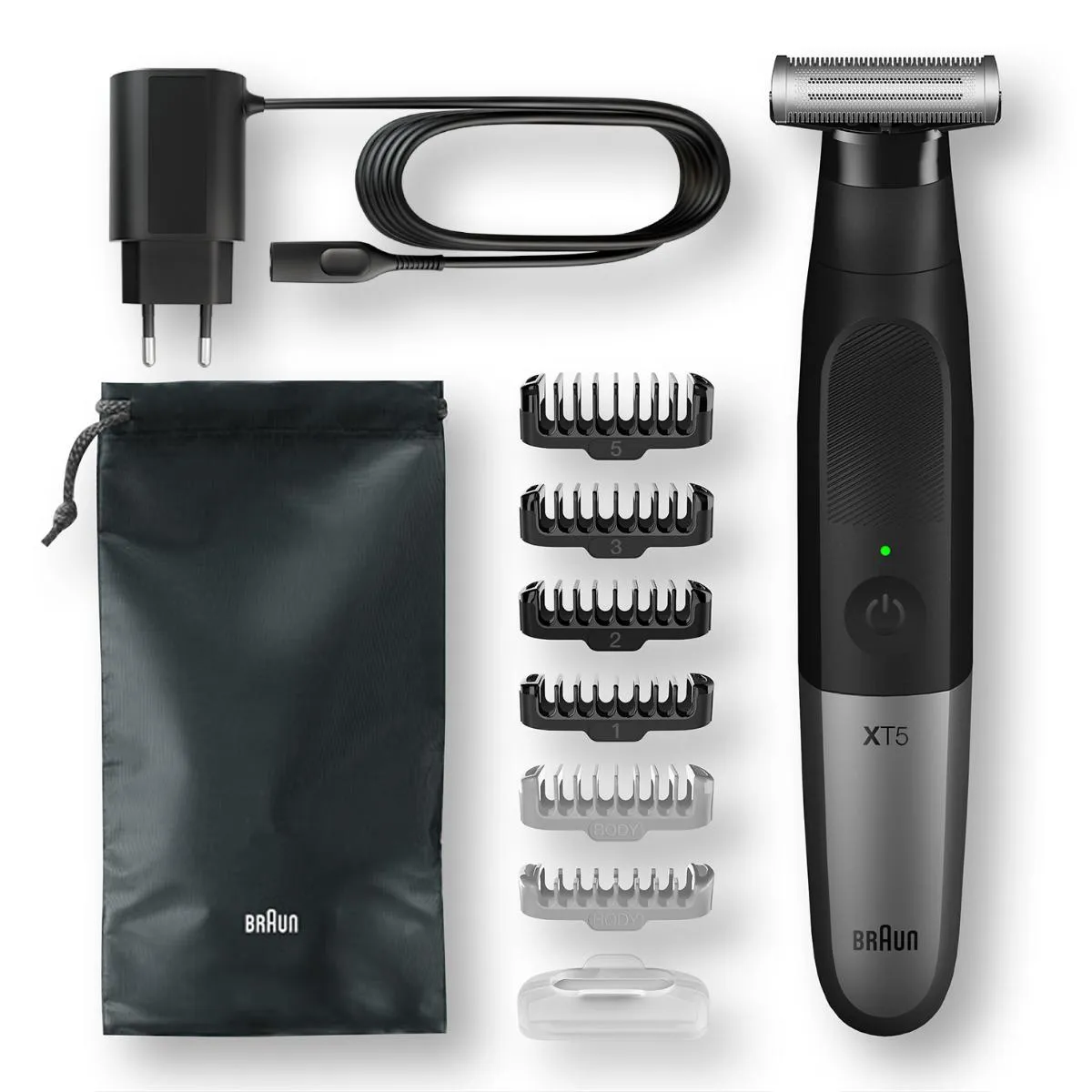 Braun Male Hair Removal Shave Trim And Edge With One Tool: All-In-One Electric Razor And Bea