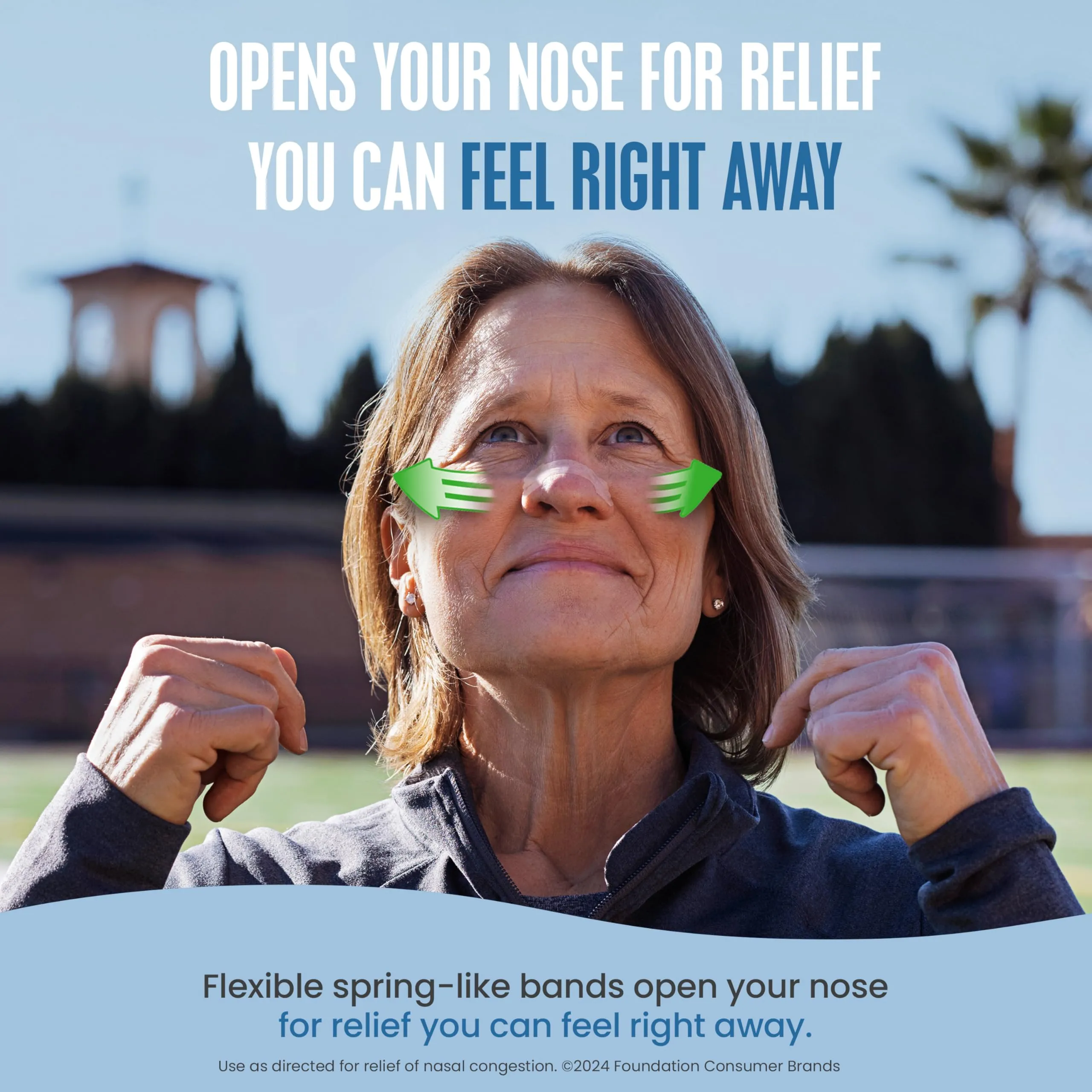 Breathe Right Extra Strength Nasal Strips, Clear, 44 count