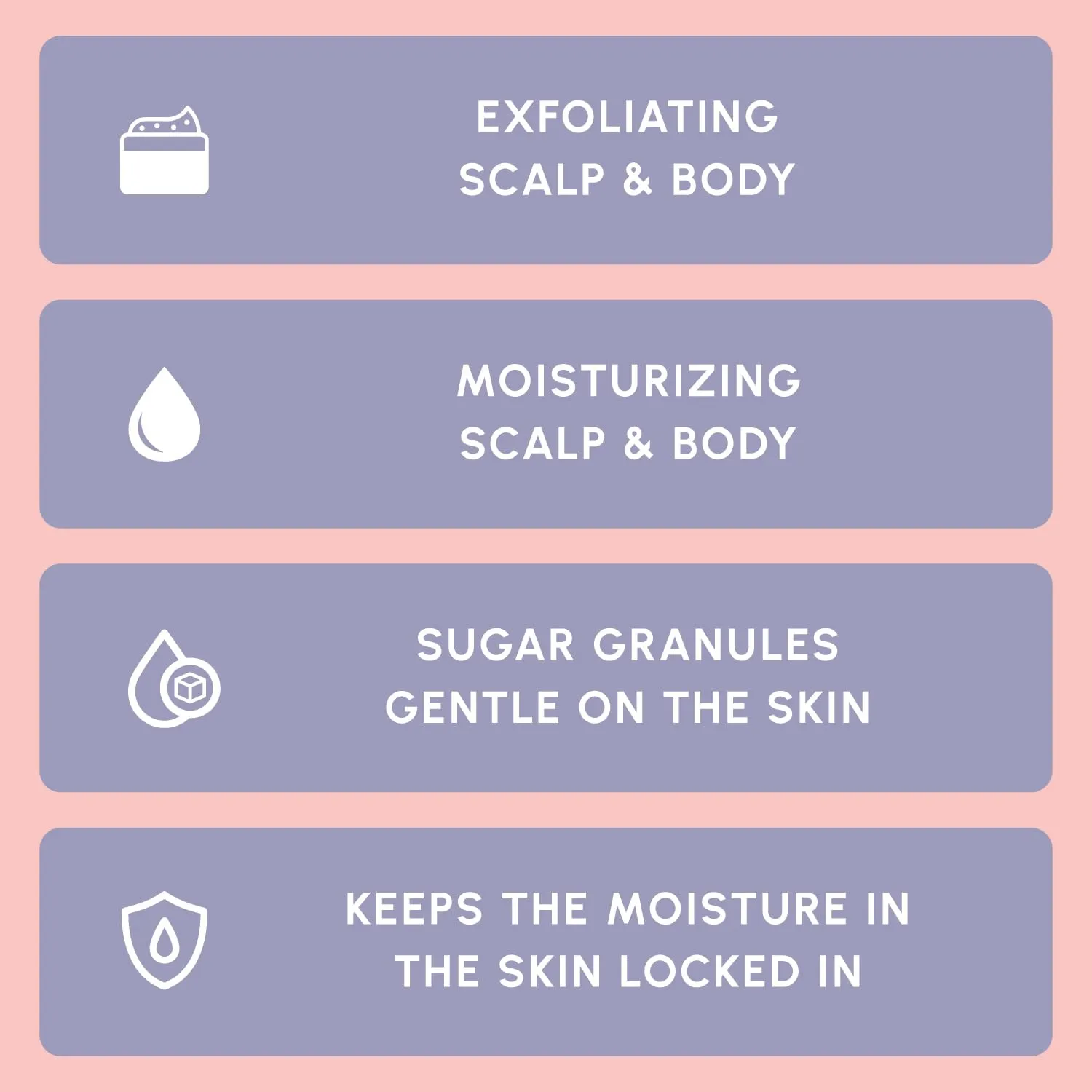 Brooklyn Botany Scalp & Body Scrub – Sugar Scrub Body Exfoliator and Scalp Scrub Made with Coconut Oil to Moisturize, Cleanse and Gently Exfoliate Scalp and Body – Tropical Scent 8.8 oz