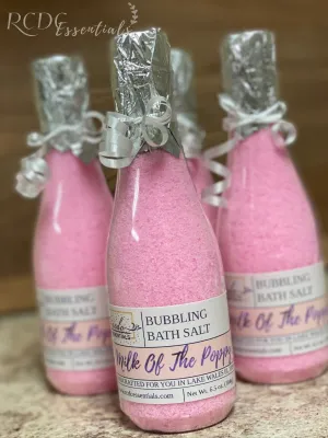 Bubbling Bath Salt ~ Milk Of The Poppy