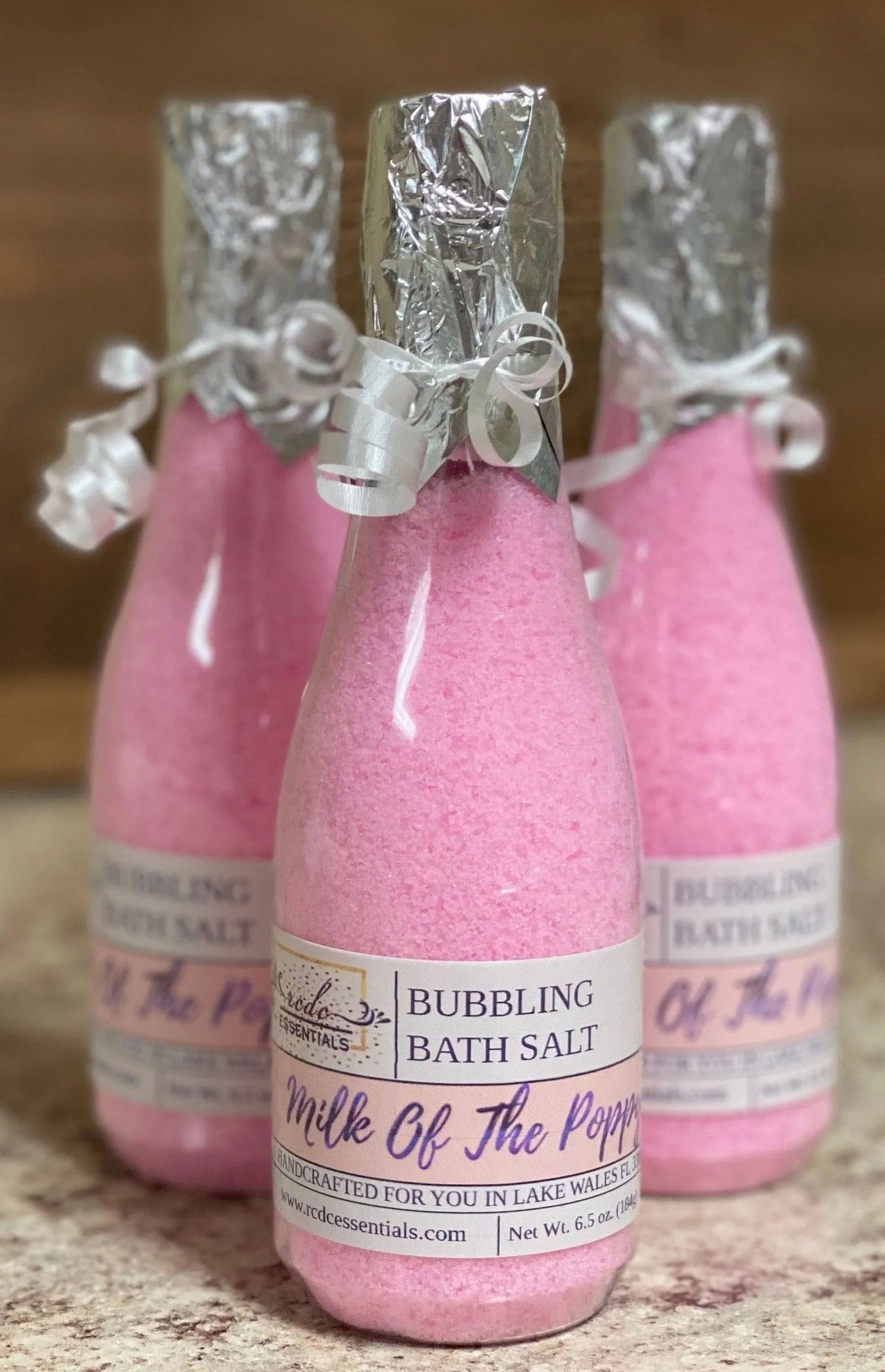 Bubbling Bath Salt ~ Milk Of The Poppy