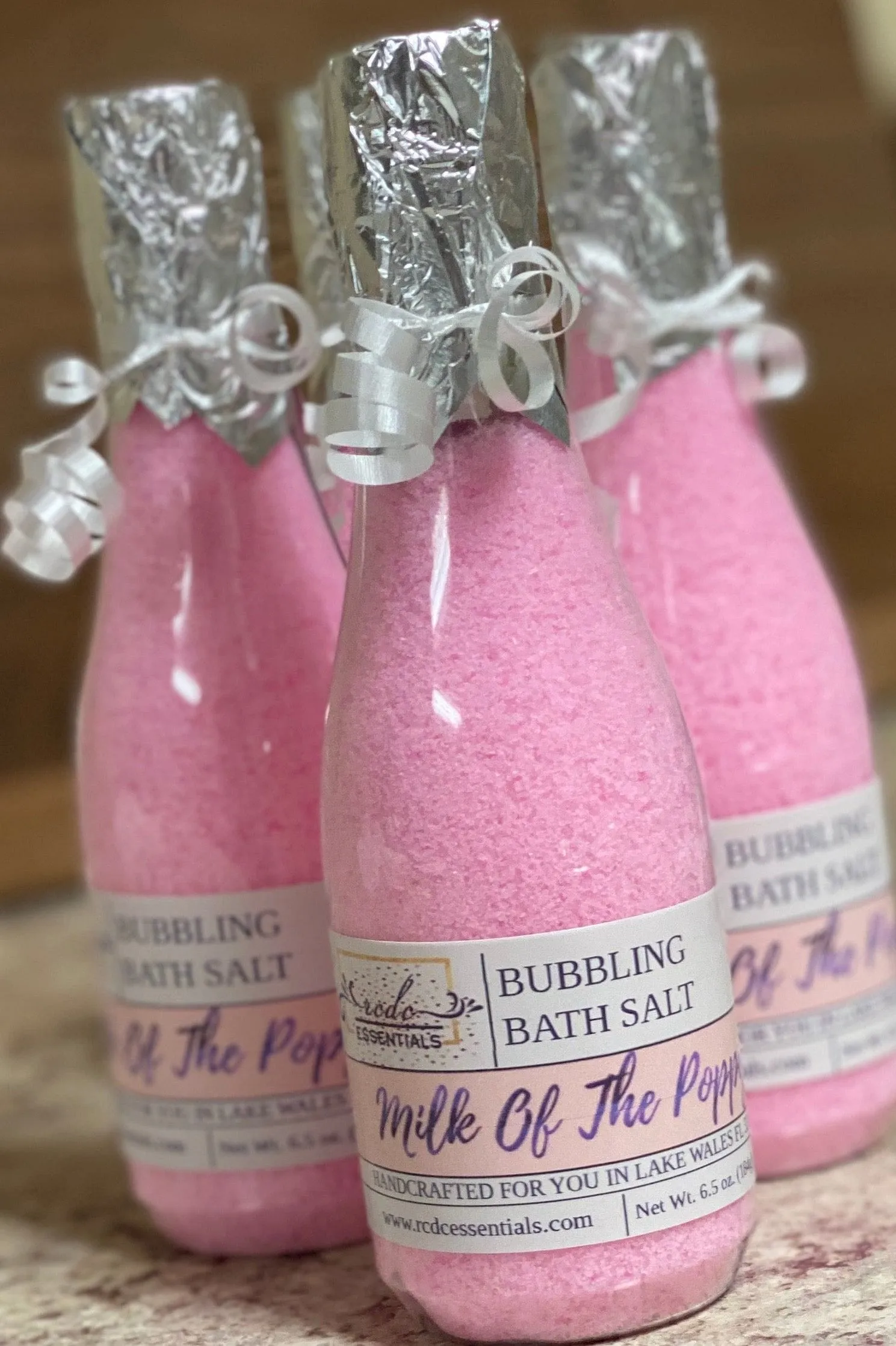Bubbling Bath Salt ~ Milk Of The Poppy