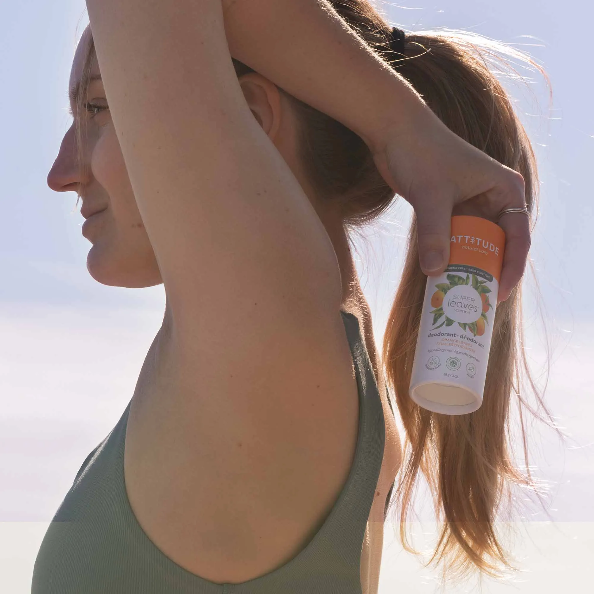 Bundle of 3 Plastic Free Deodorants : SUPER LEAVES™ : Fruity scents mix