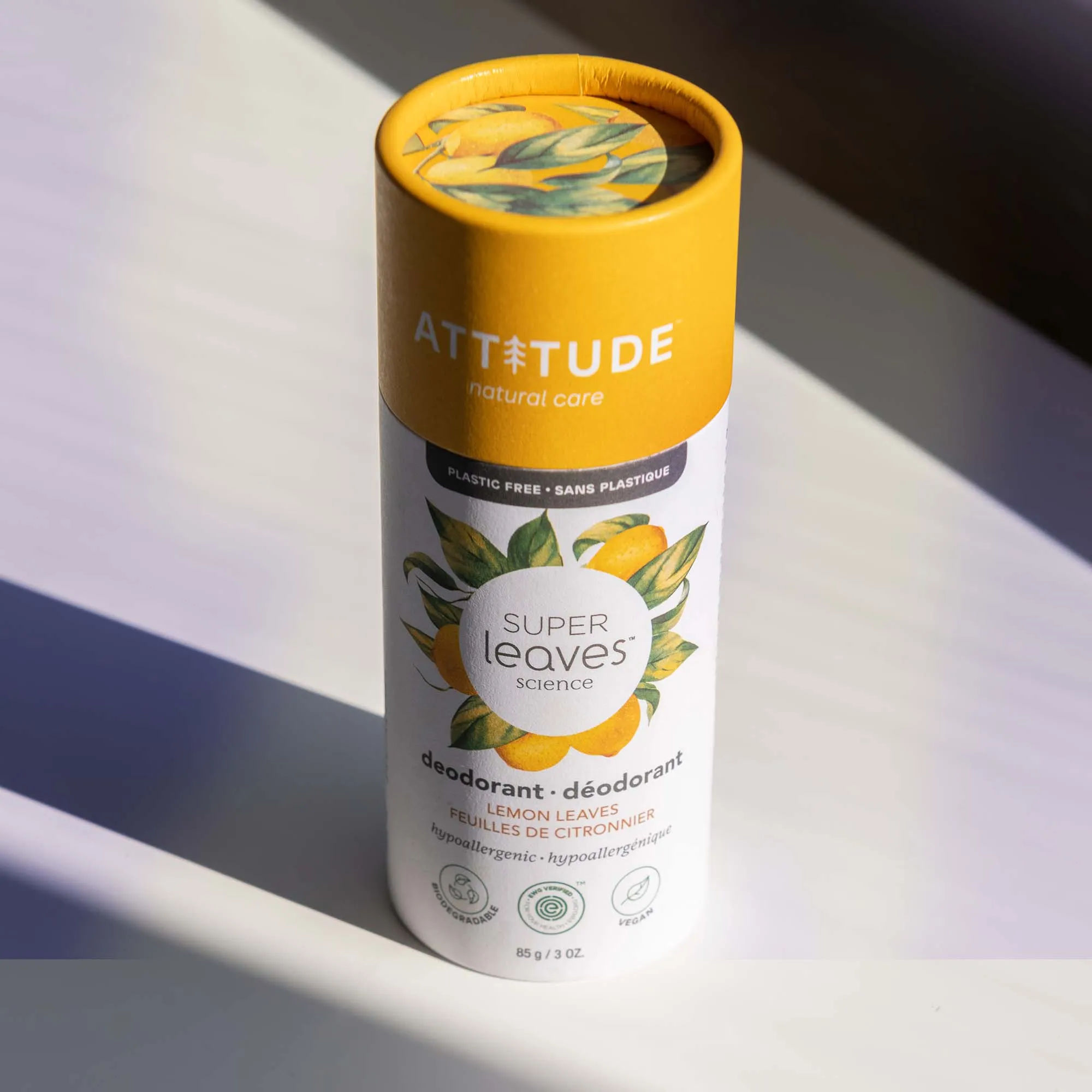 Bundle of 3 Plastic Free Deodorants : SUPER LEAVES™ : Fruity scents mix