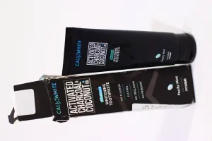 Cali White Fluoride Free Natural Whitening Toothpaste, Activated Charcoal Toothpaste, Vegan, Sulfate Free, Peroxide Free, SLS Free, Pacific Mint 4 oz, 1 Pack