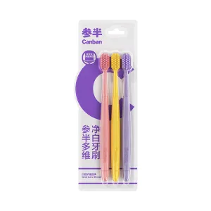 Canban Multi-Dimensional Whitening Toothbrush - 3 Pack