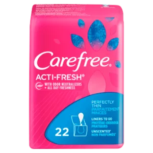 Carefree Body Shape Thin Unscented, 22 Count