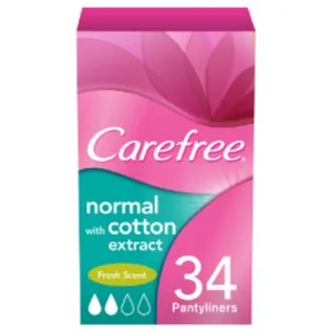 Carefree Breathable Fresh Sanitary Pads 34 PC