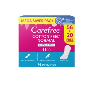 Carefree Normal Cotton Megapack (56 20) Pieces