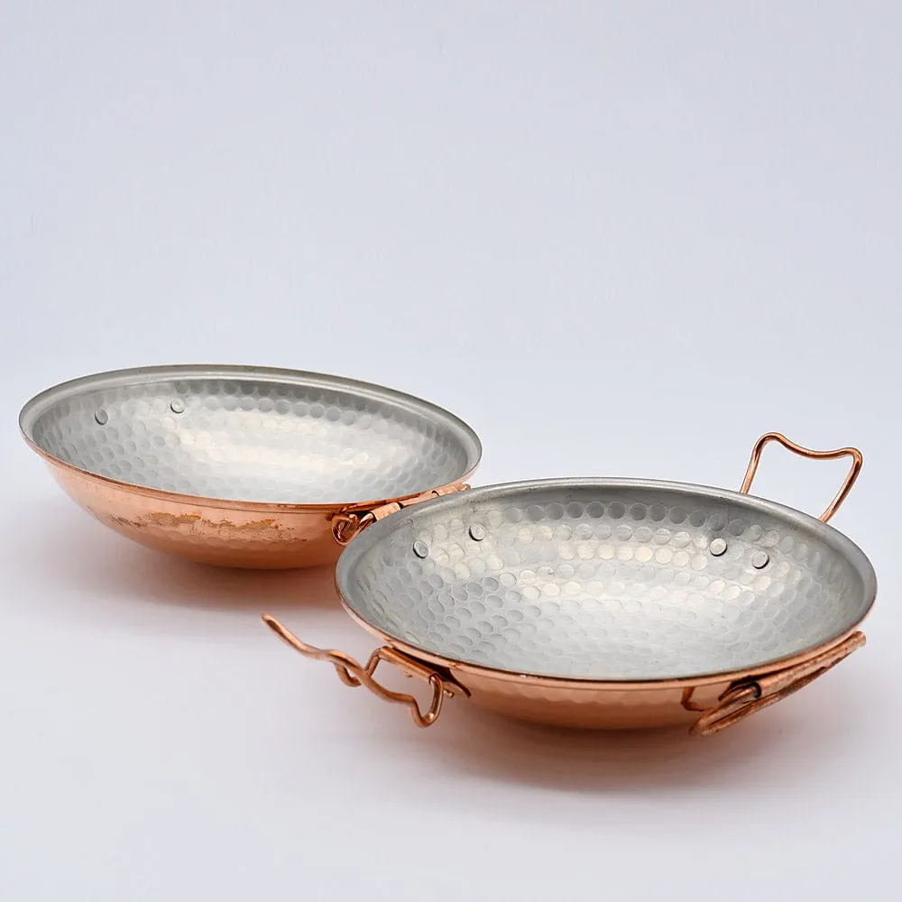 Cataplana en cuivre 1 à 2 couverts - 21cm