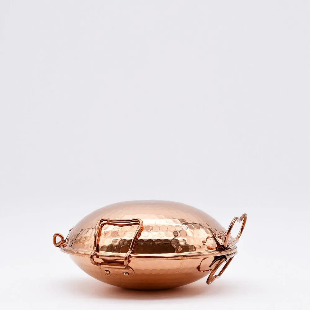 Cataplana en cuivre 1 à 2 couverts - 21cm