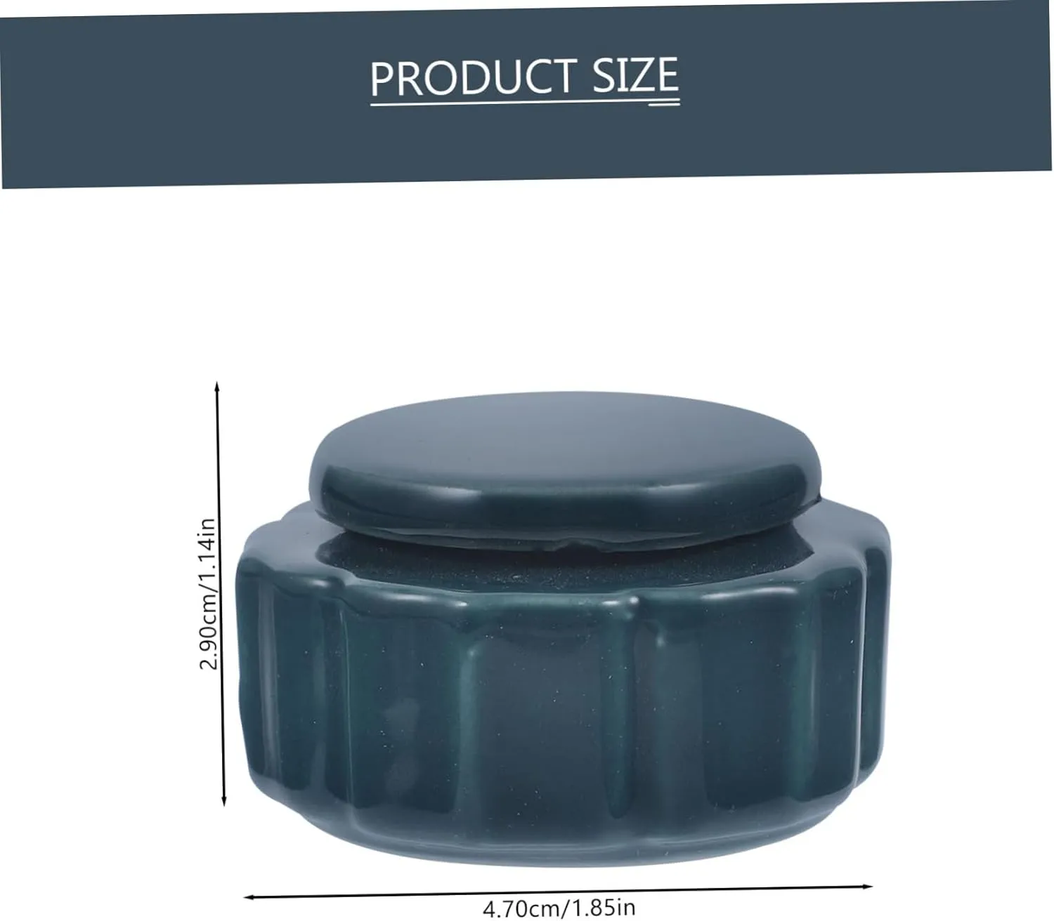 Ceramic Decorative Jar Apothecary Jar Lids Cosmetic Containers for Loose Powder Lip Scrub Lipstick Rouge Makeup