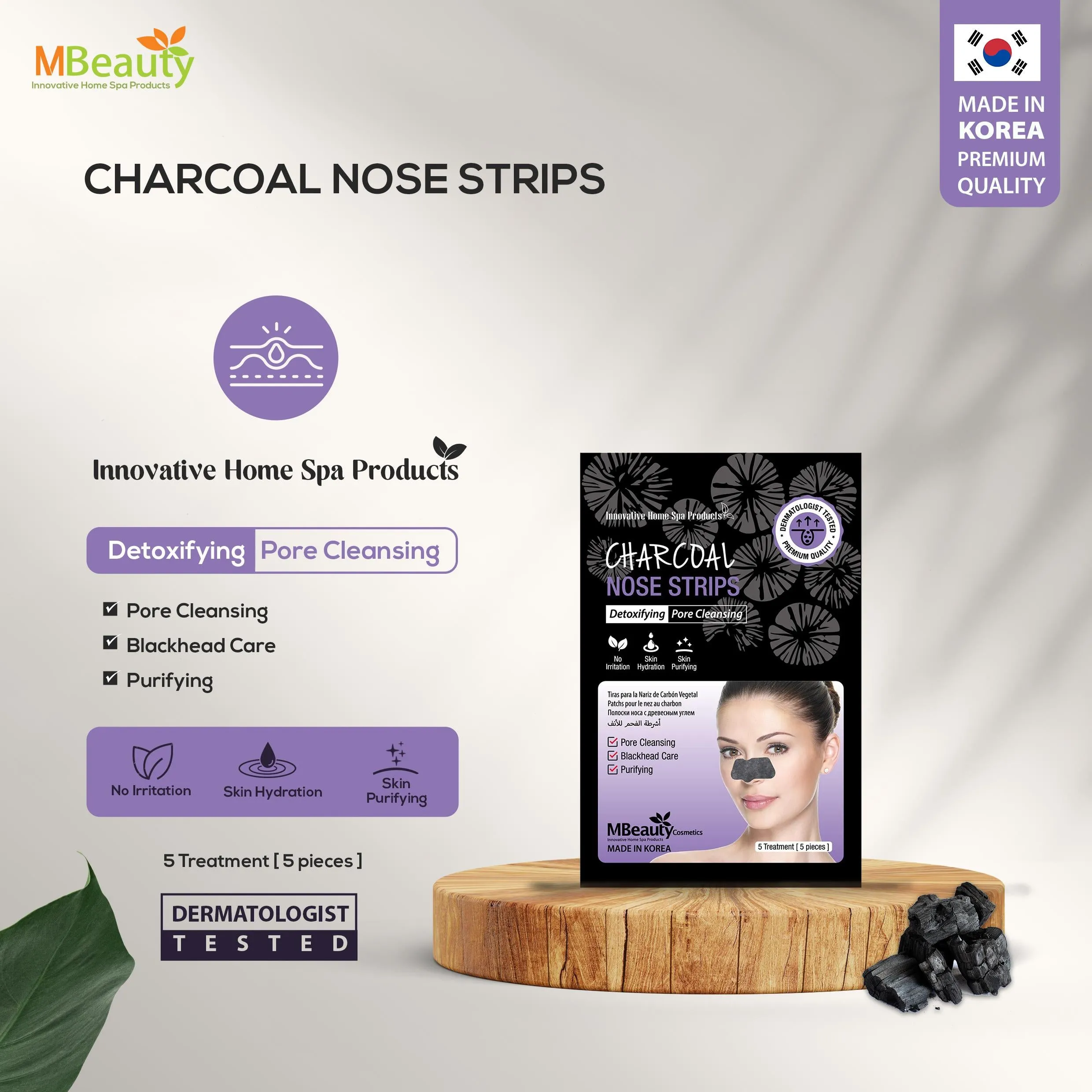 CHARCOAL NOSE STRIPS
