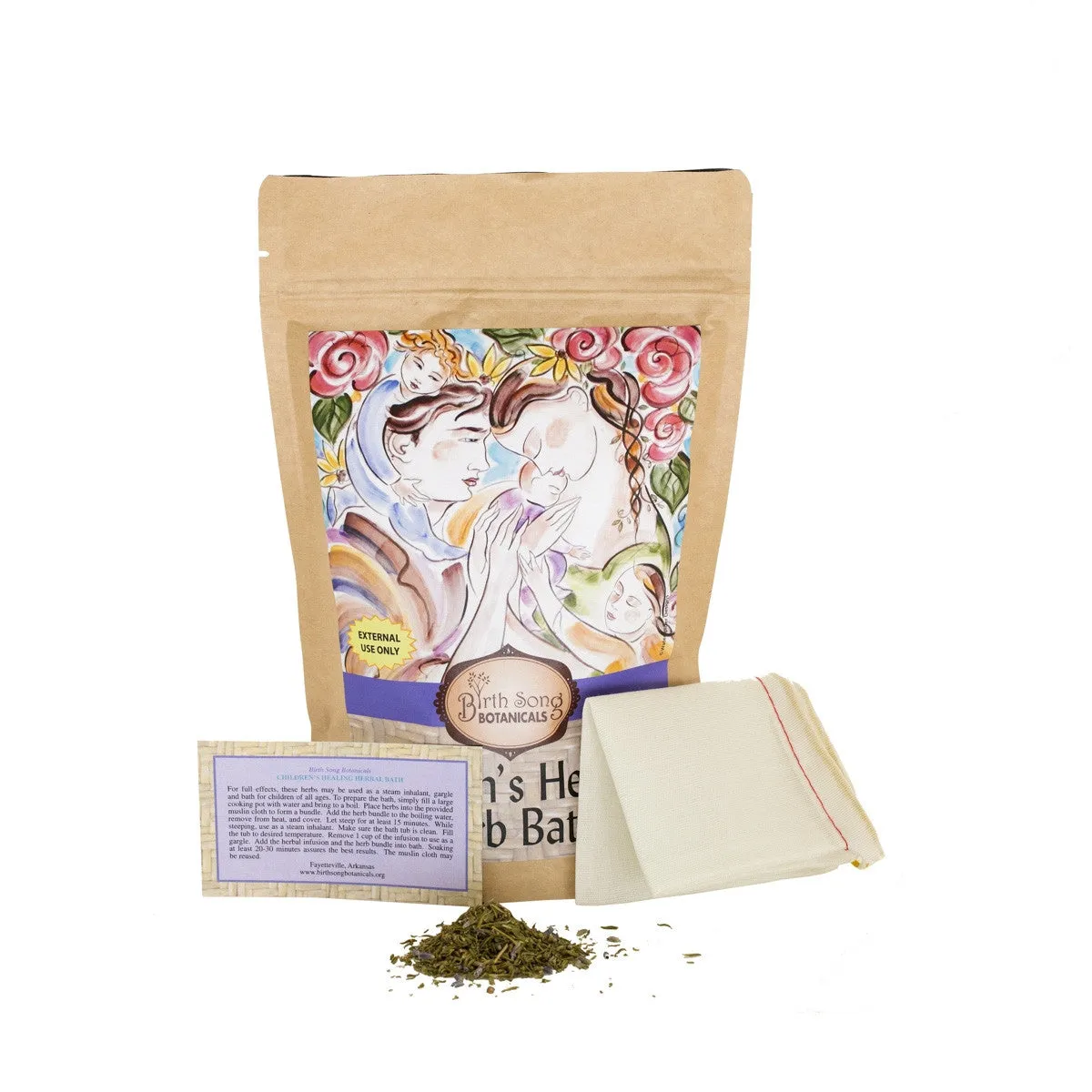 Children's Healing Herb Bath for Clear Lungs* 3 in 1- Bath, Steam, Gargle
