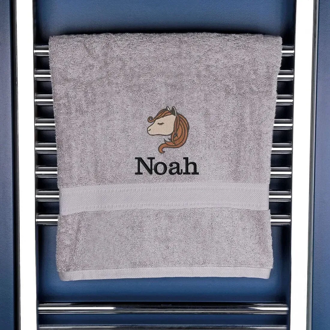 Children's Horse Logo Bath Towel