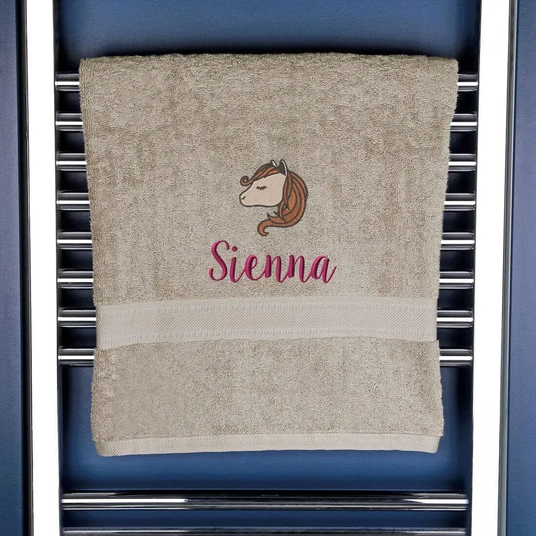 Children's Horse Logo Bath Towel