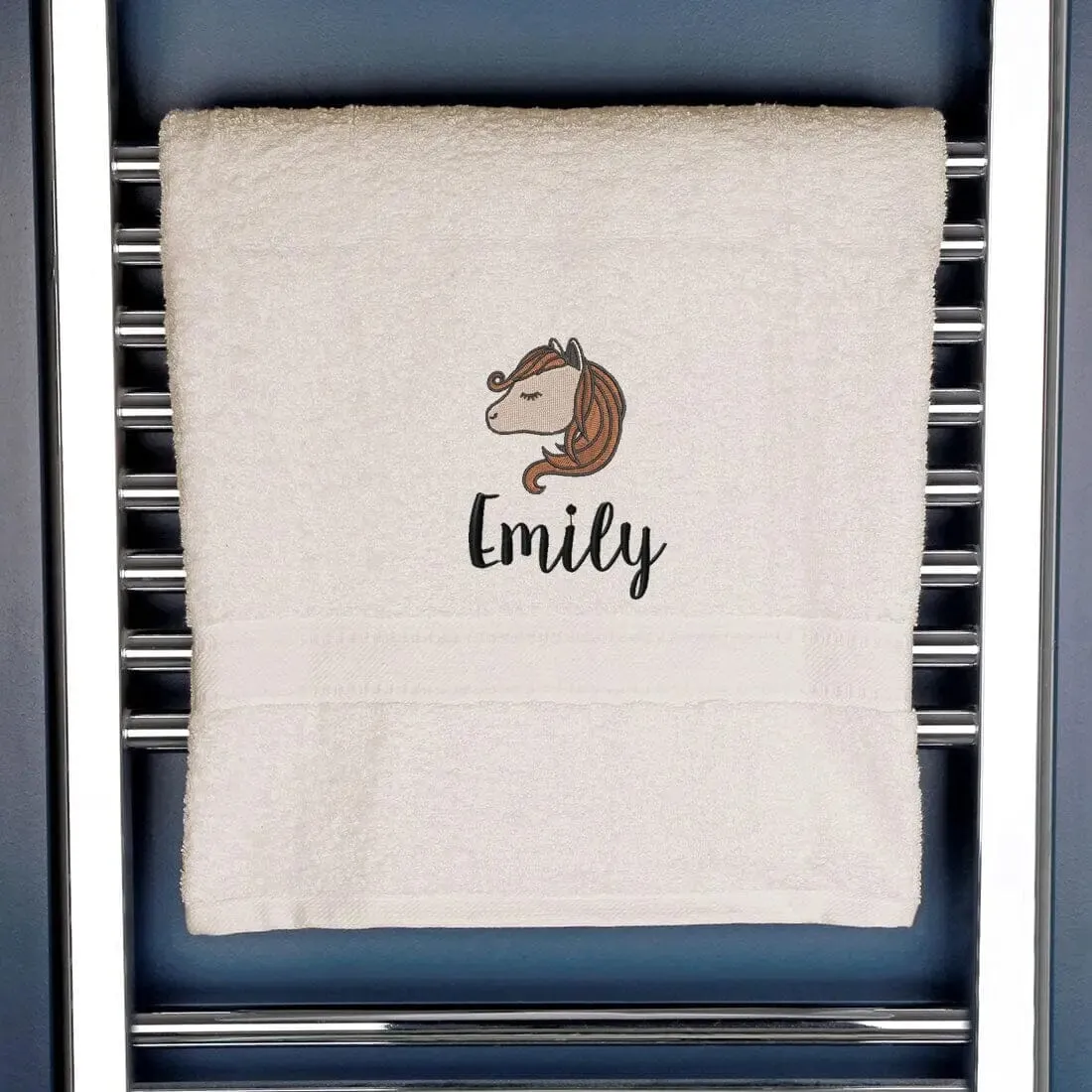 Children's Horse Logo Bath Towel