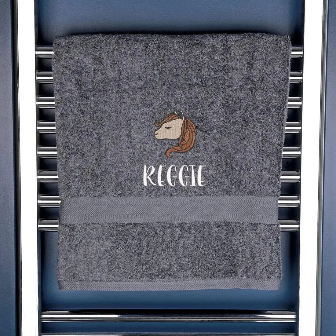 Children's Horse Logo Bath Towel