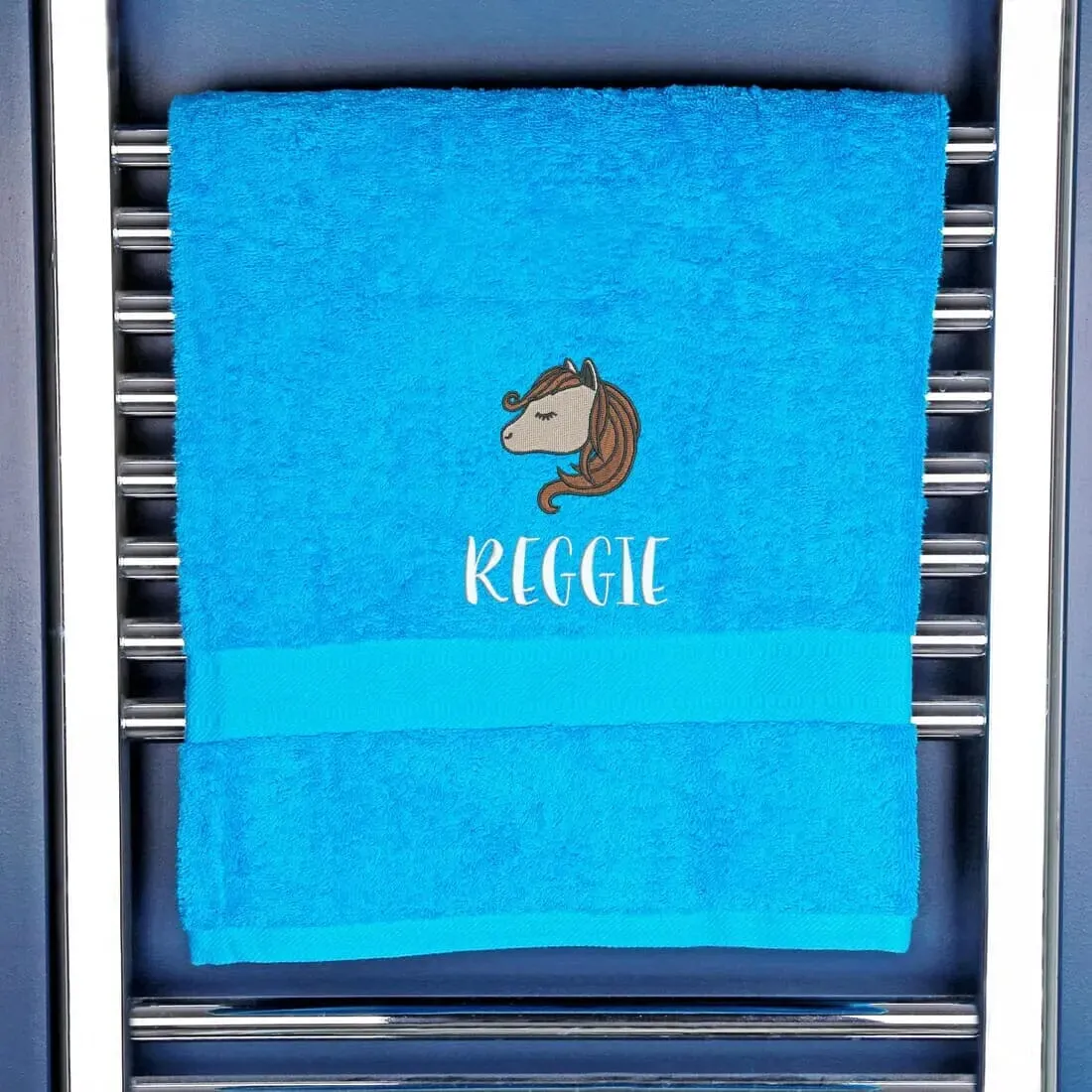 Children's Horse Logo Bath Towel
