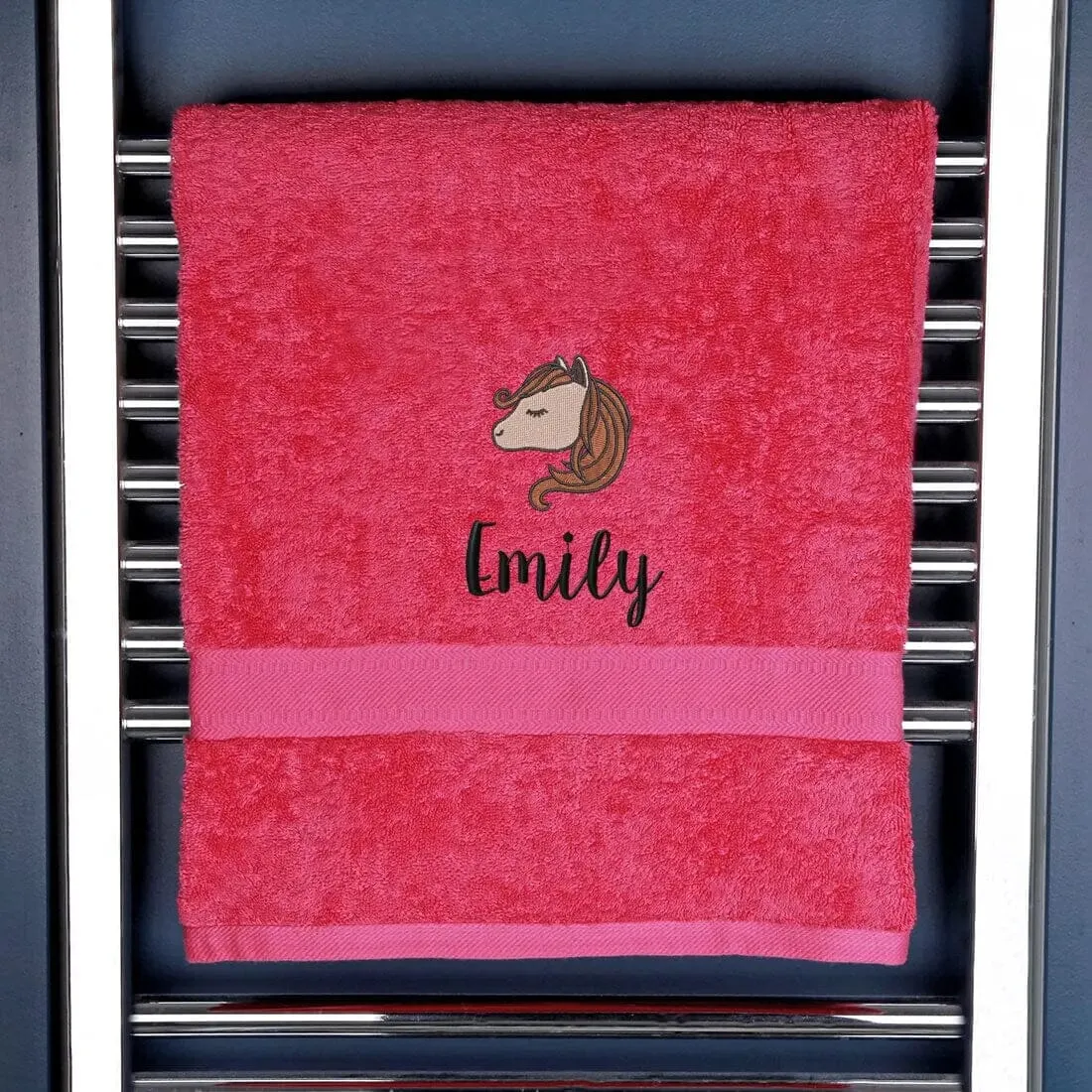 Children's Horse Logo Bath Towel