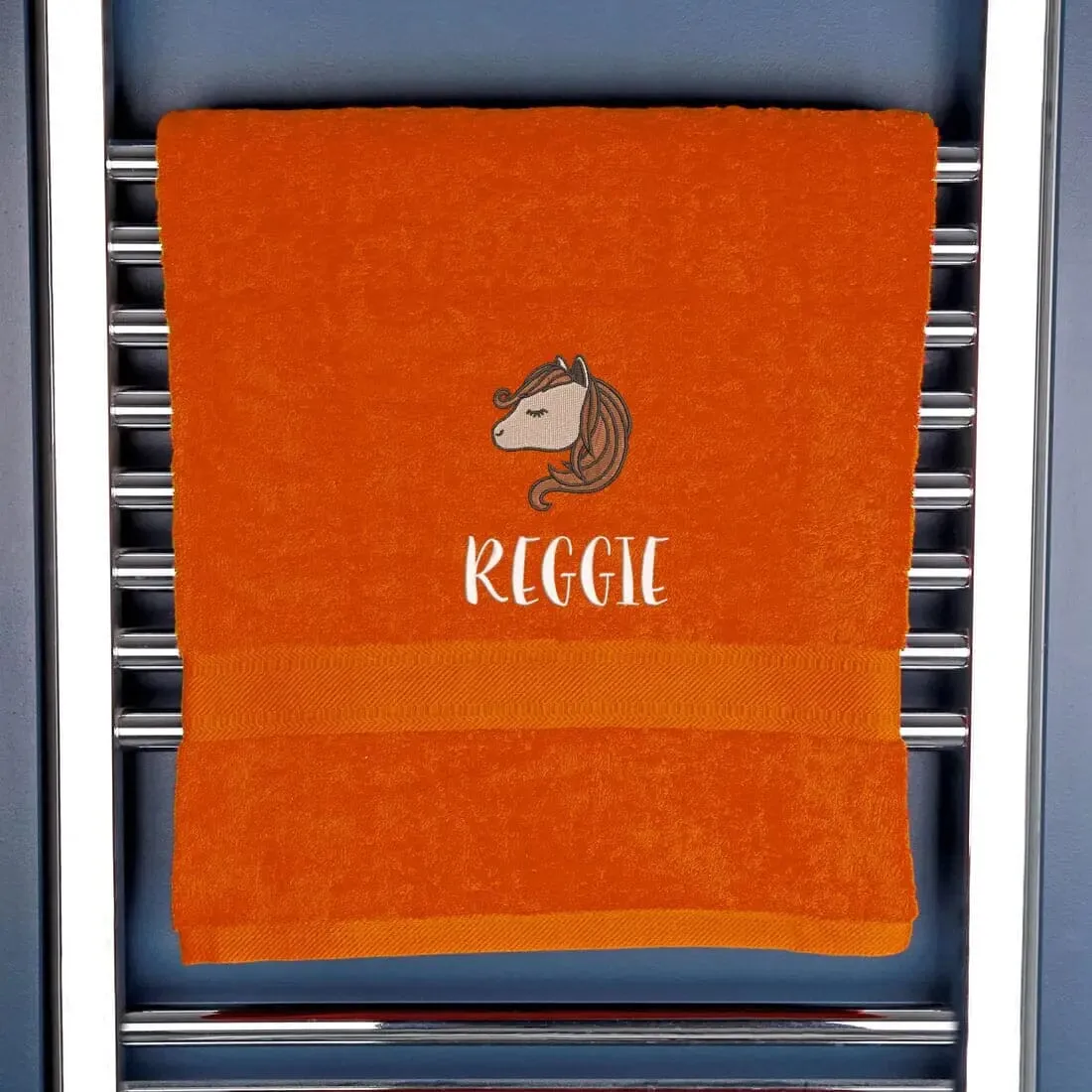 Children's Horse Logo Bath Towel