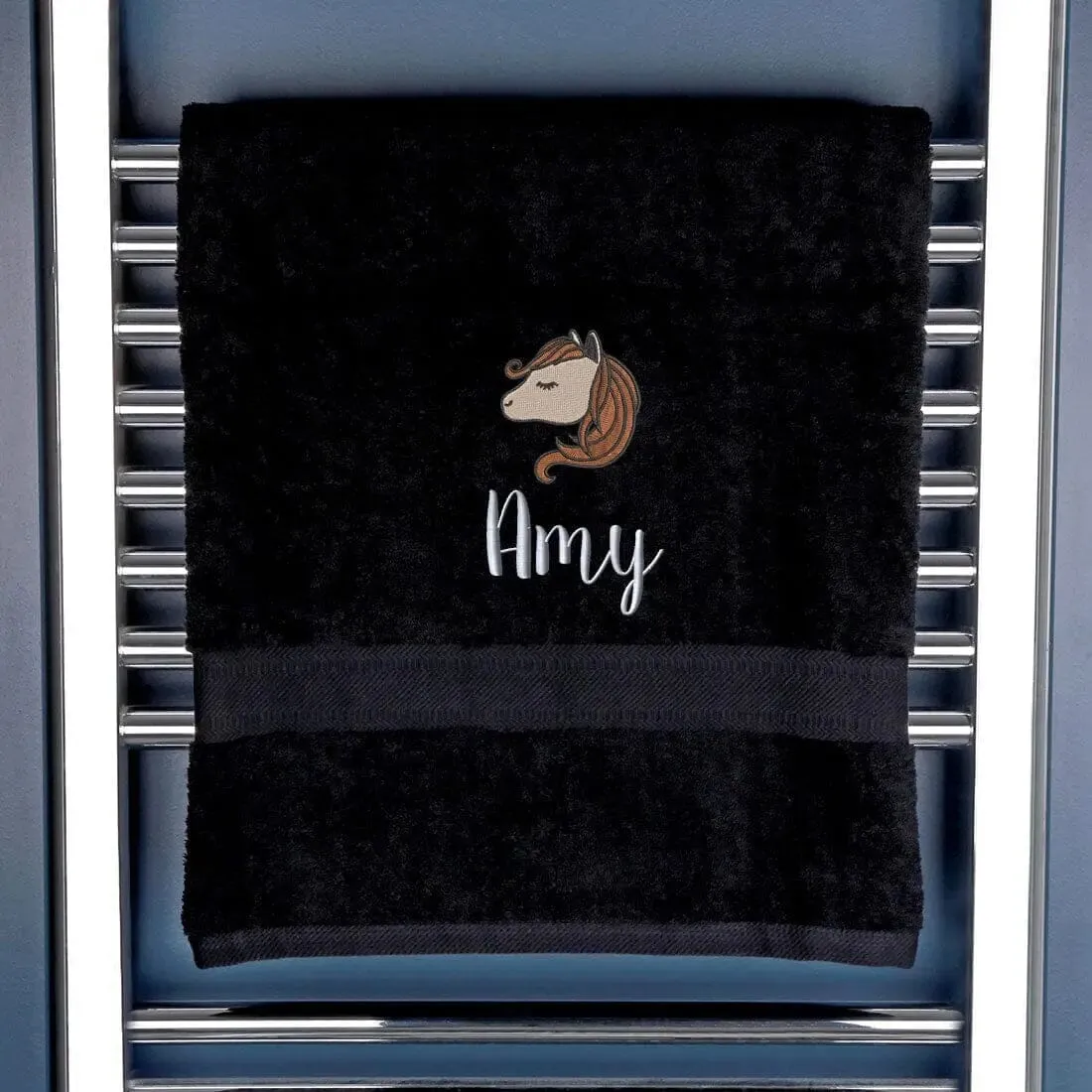 Children's Horse Logo Bath Towel